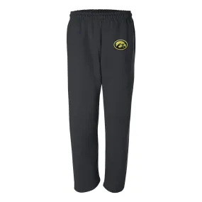 Iowa Oval Logo Patch Sweatpants - Black