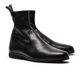 IRENIE Smoke | Leather Boot