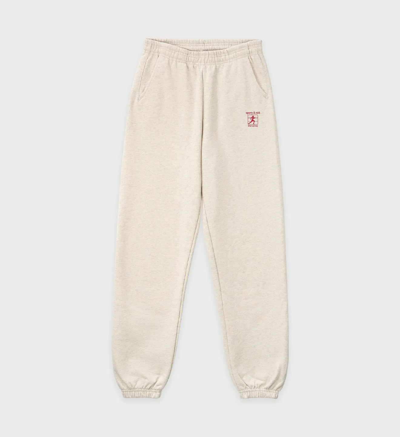 Jogger Sweatpants - Heather Oatmeal