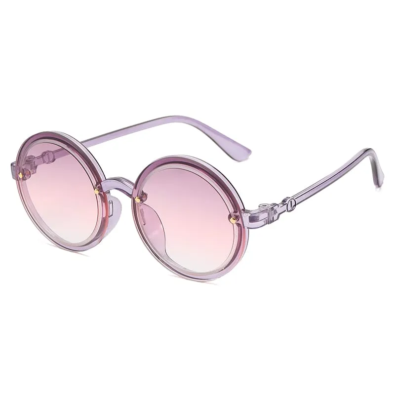 Joplin Sunglass, Purple Gradient