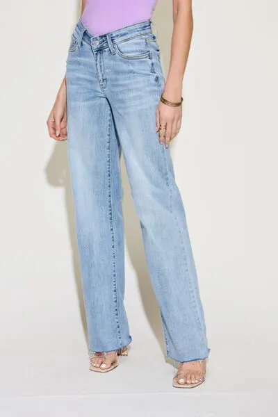 Judy Blue V Front Waistband Straight Jeans