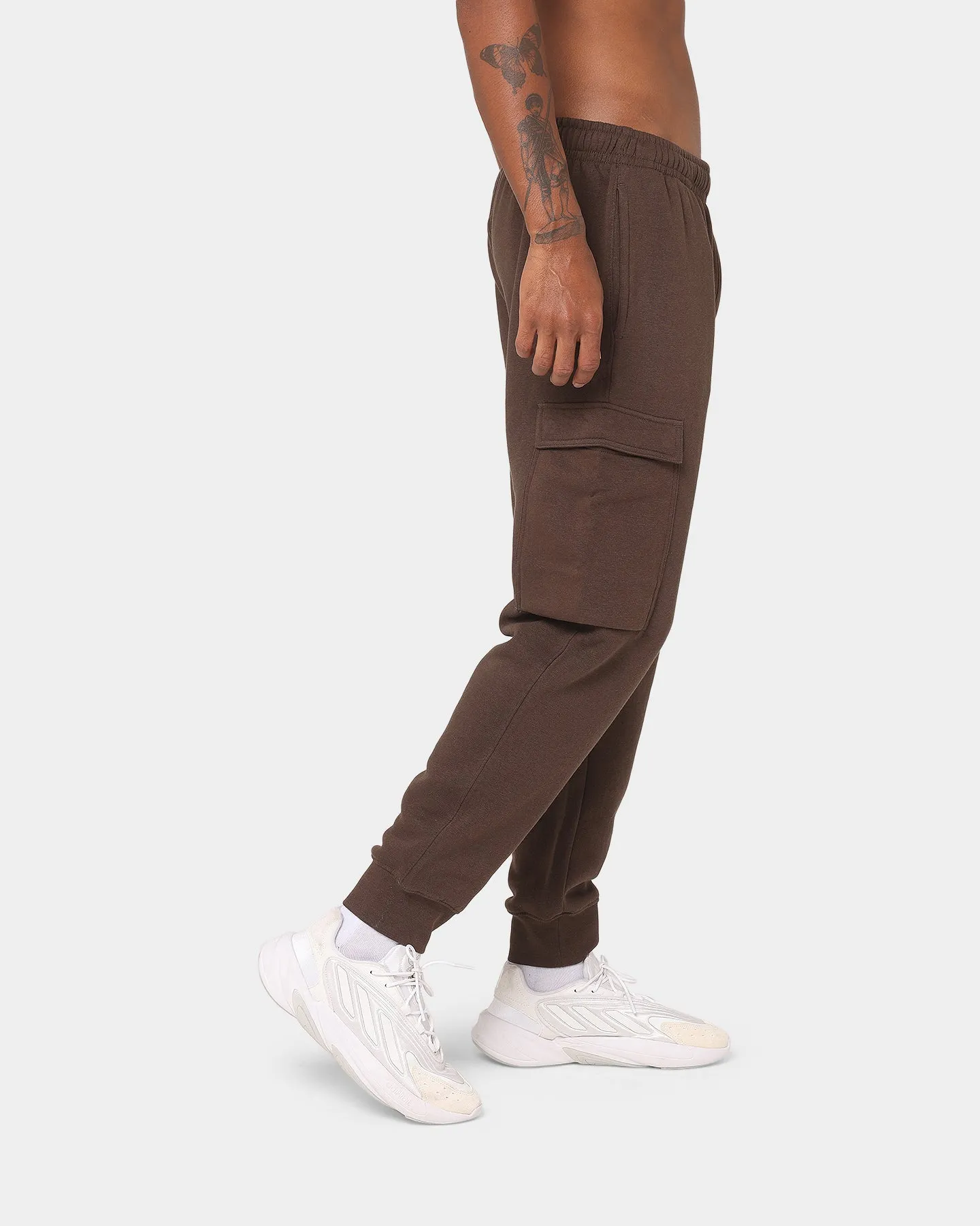 KAPPA Authentic Drake Track Pants Brown Coffee/Grey