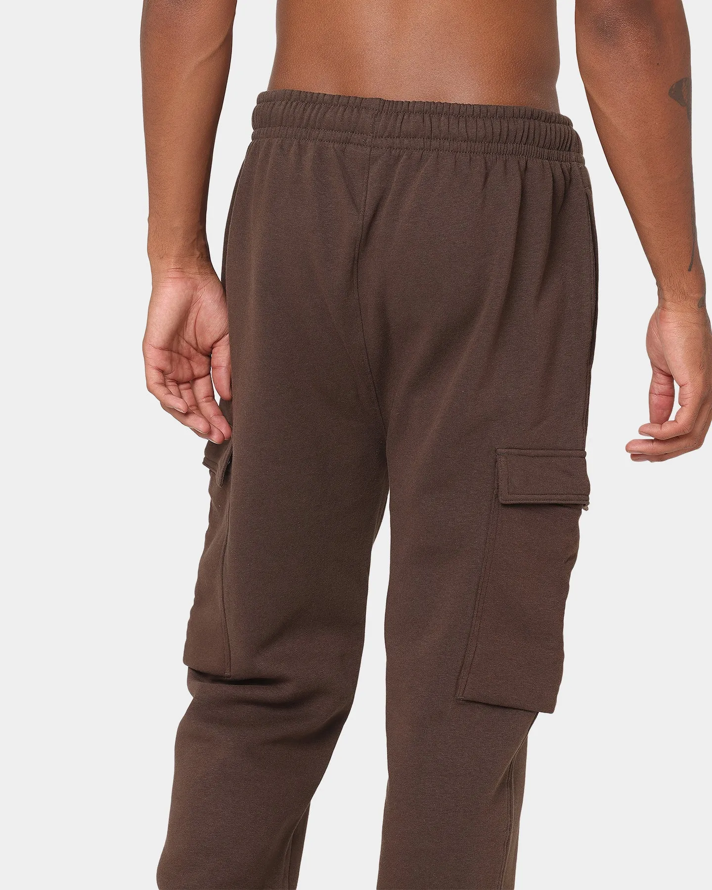 KAPPA Authentic Drake Track Pants Brown Coffee/Grey