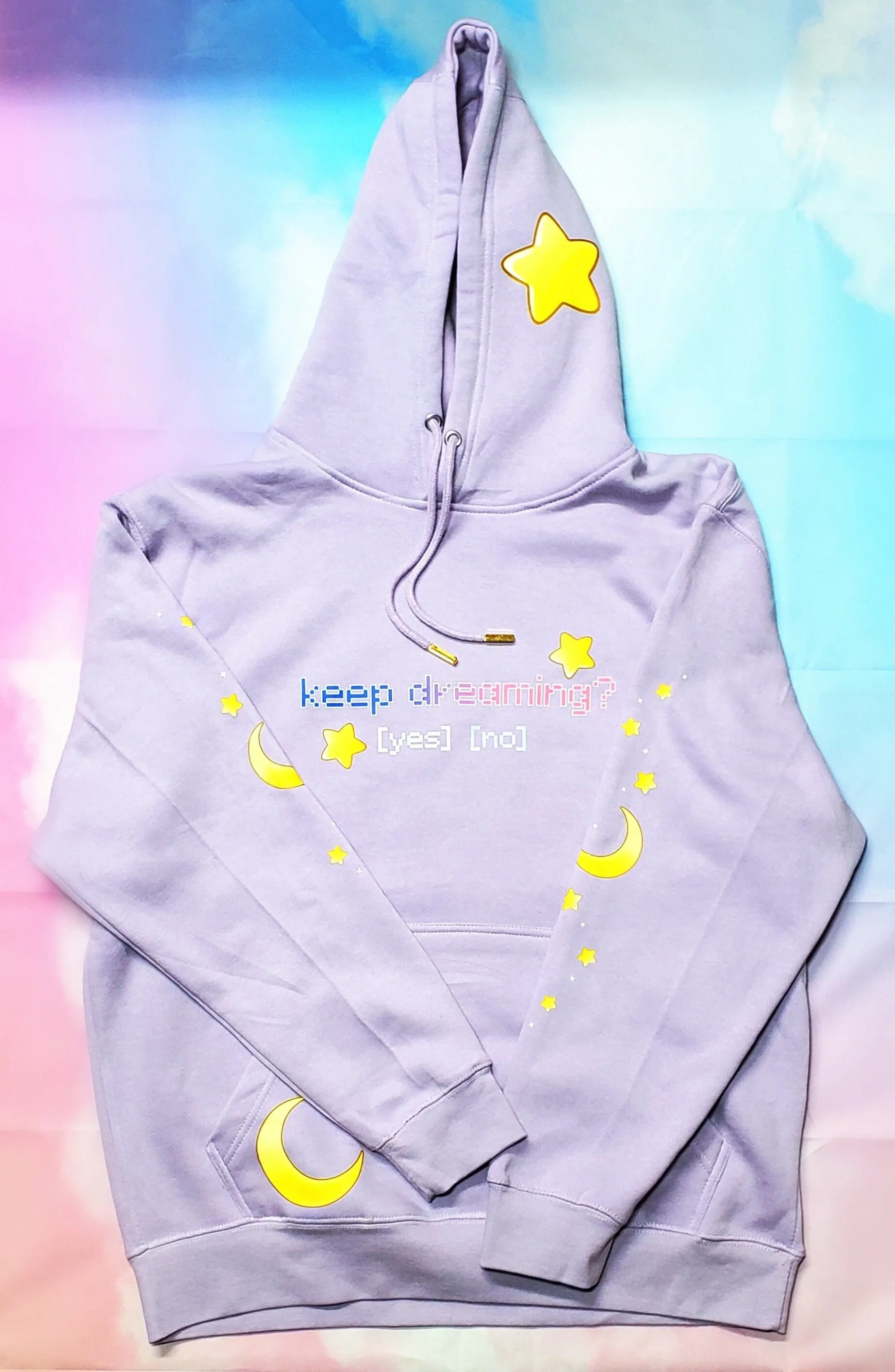 Keep Dreaming Pullover Hoodie Lilac