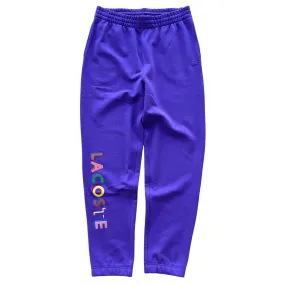 Lacoste LIVE EMBROIDERED FLEECE SWEATPANTS (PURPLE)