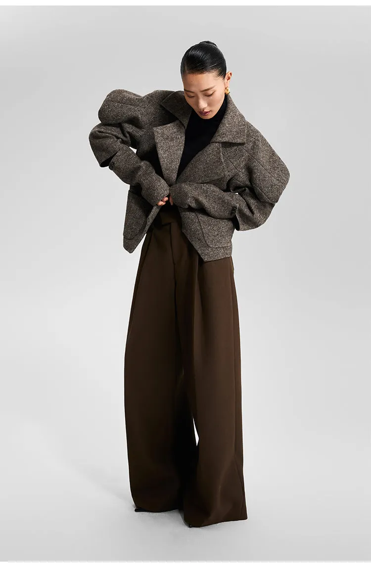 LEDIM W CROPPED TWEED TOP FALL/WINTER  TWEED SUIT - Nklls