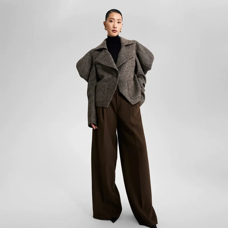 LEDIM W CROPPED TWEED TOP FALL/WINTER  TWEED SUIT - Nklls