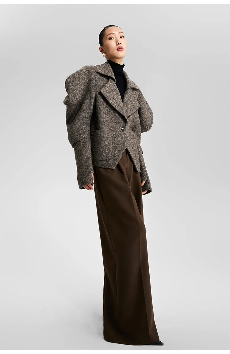 LEDIM W CROPPED TWEED TOP FALL/WINTER  TWEED SUIT - Nklls