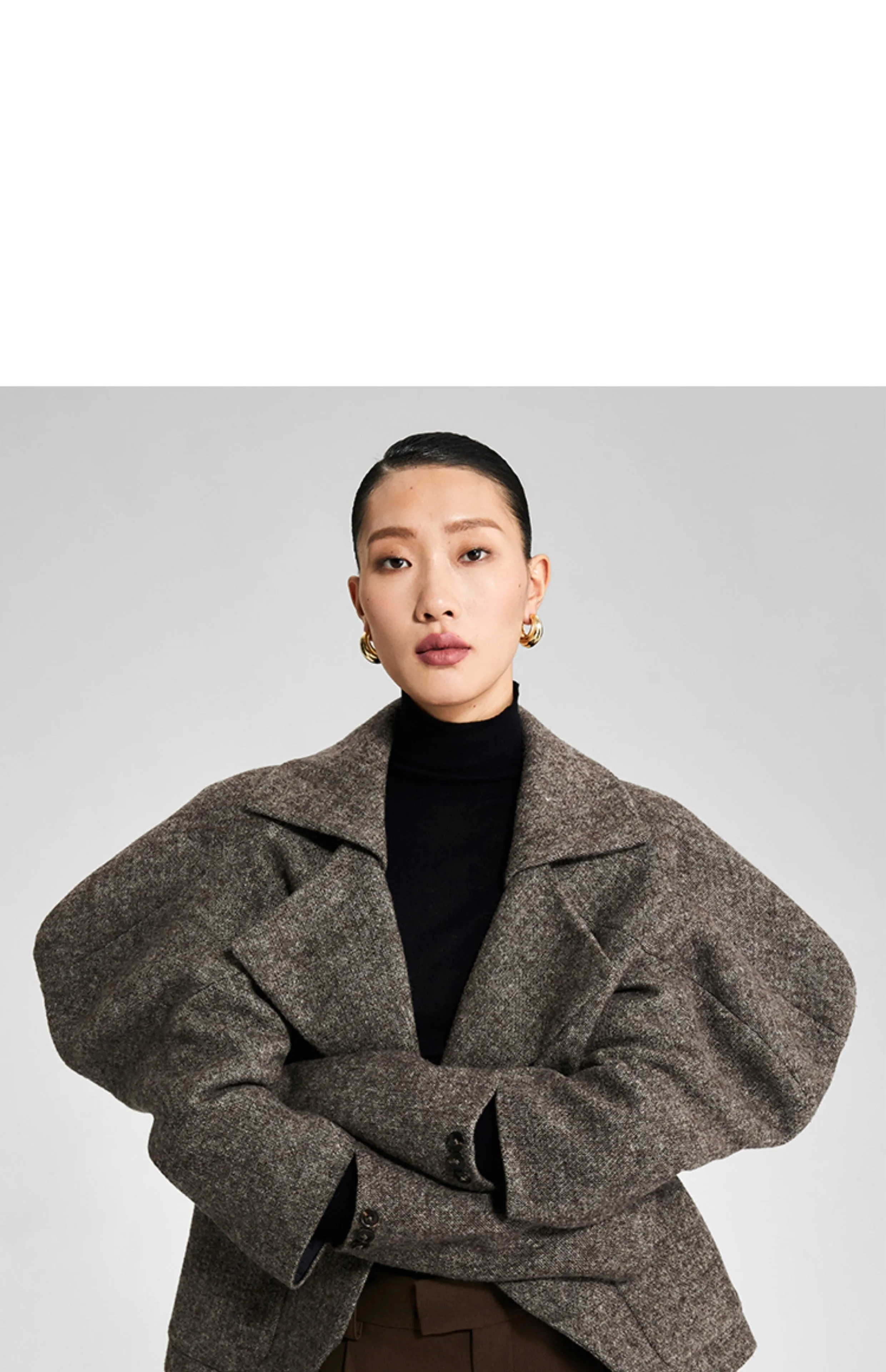 LEDIM W CROPPED TWEED TOP FALL/WINTER  TWEED SUIT - Nklls