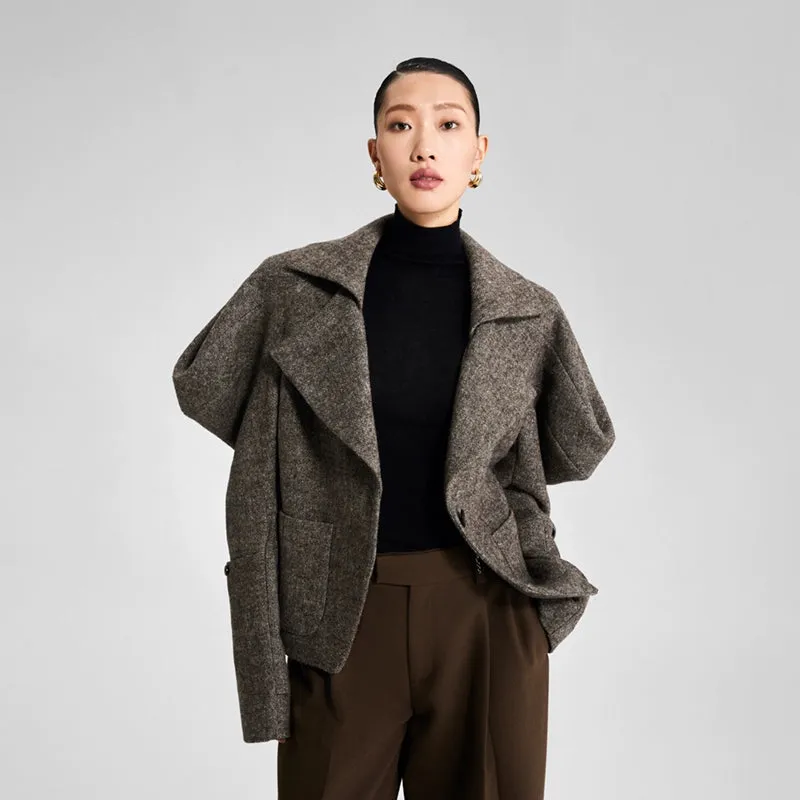 LEDIM W CROPPED TWEED TOP FALL/WINTER  TWEED SUIT - Nklls