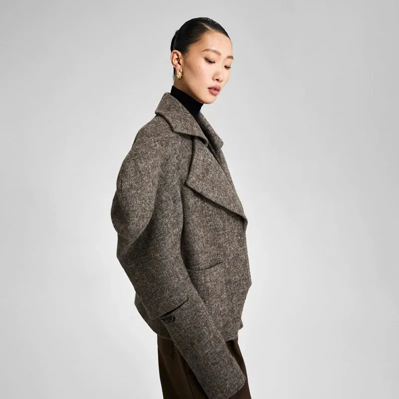 LEDIM W CROPPED TWEED TOP FALL/WINTER  TWEED SUIT - Nklls