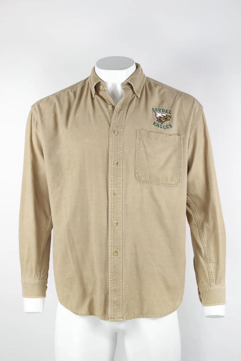 Lee Beige cord shirt - Saydel Eagles - L