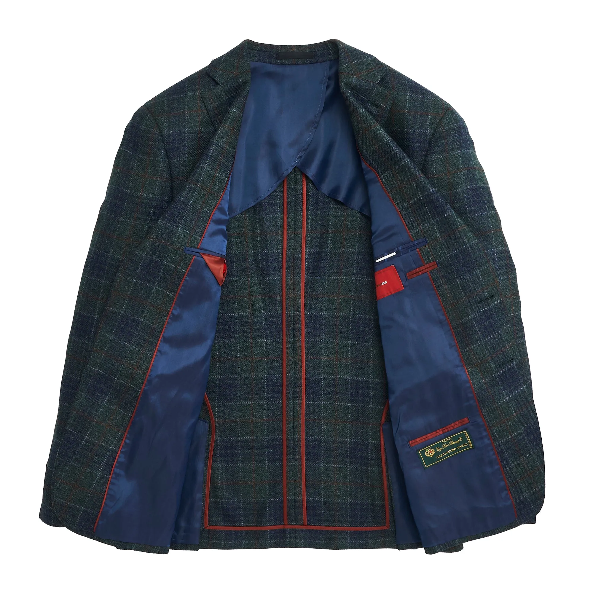 Loro Piana Posy Plaid Sport Coat - Posy Green