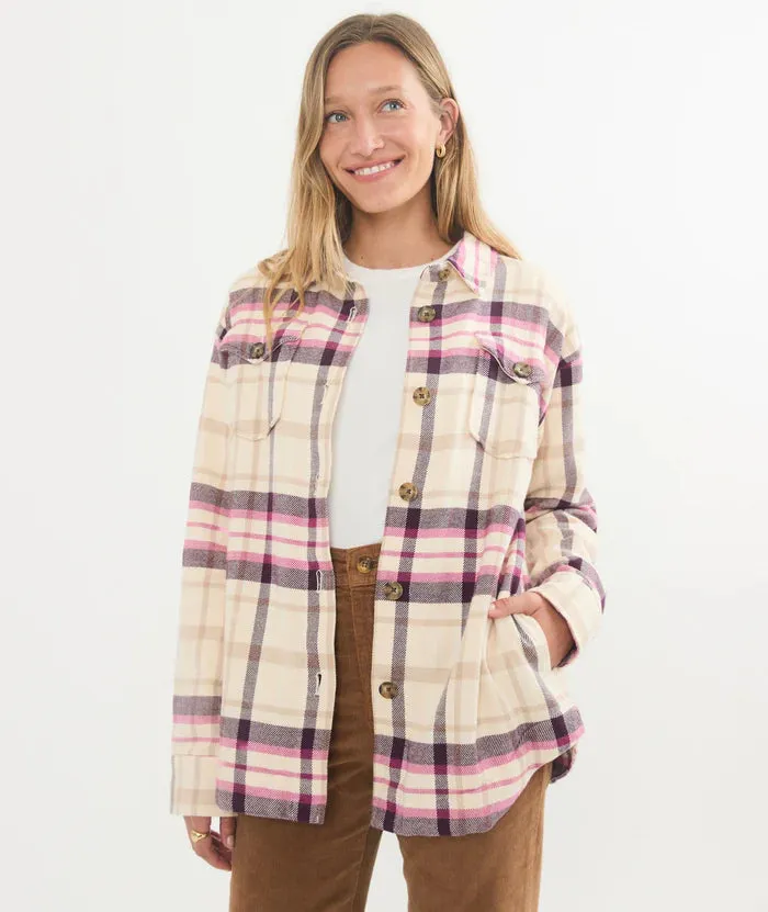 Marine Layer Women's Bailey Flannel Shirt Jacket 2025