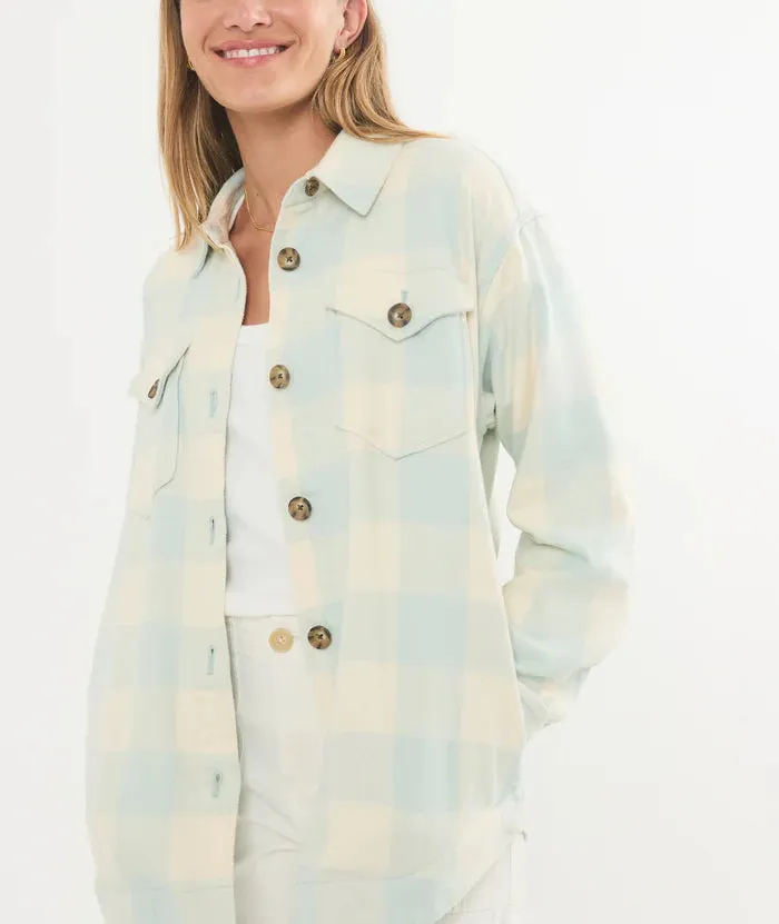 Marine Layer Women's Bailey Flannel Shirt Jacket 2025