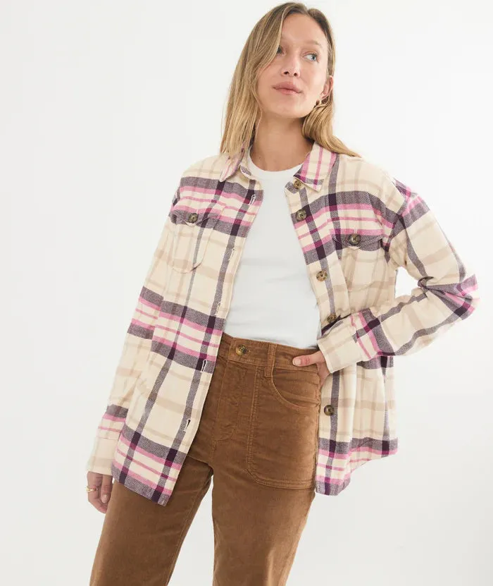 Marine Layer Women's Bailey Flannel Shirt Jacket 2025