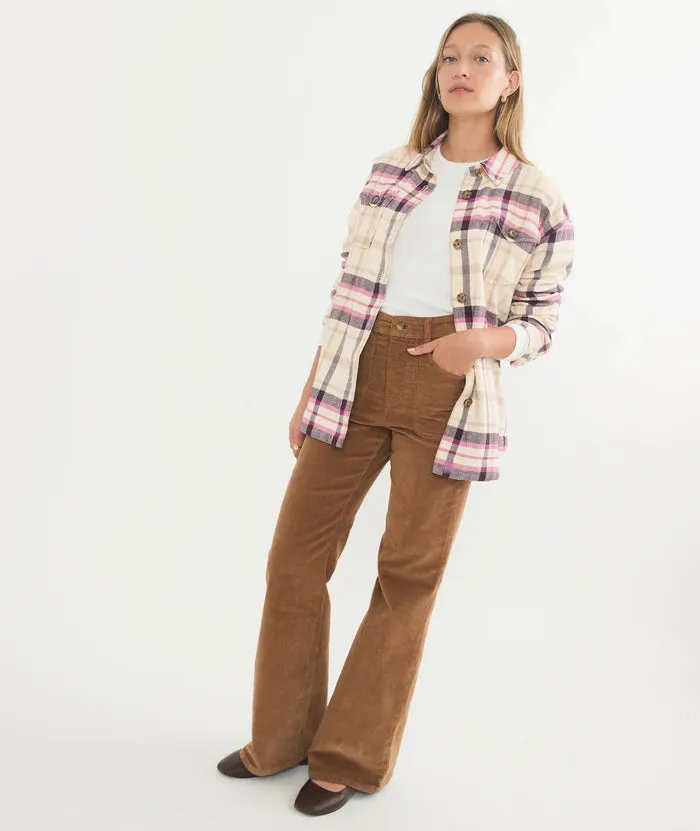 Marine Layer Women's Bailey Flannel Shirt Jacket 2025