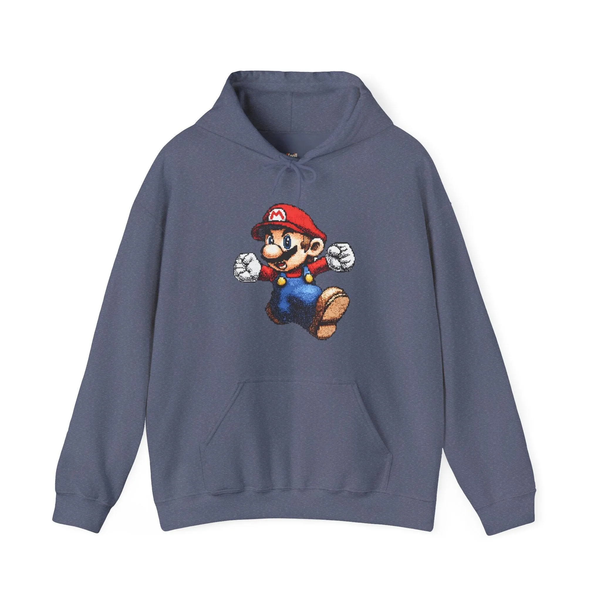 Mario Jumping Pixel Hero Hoodie