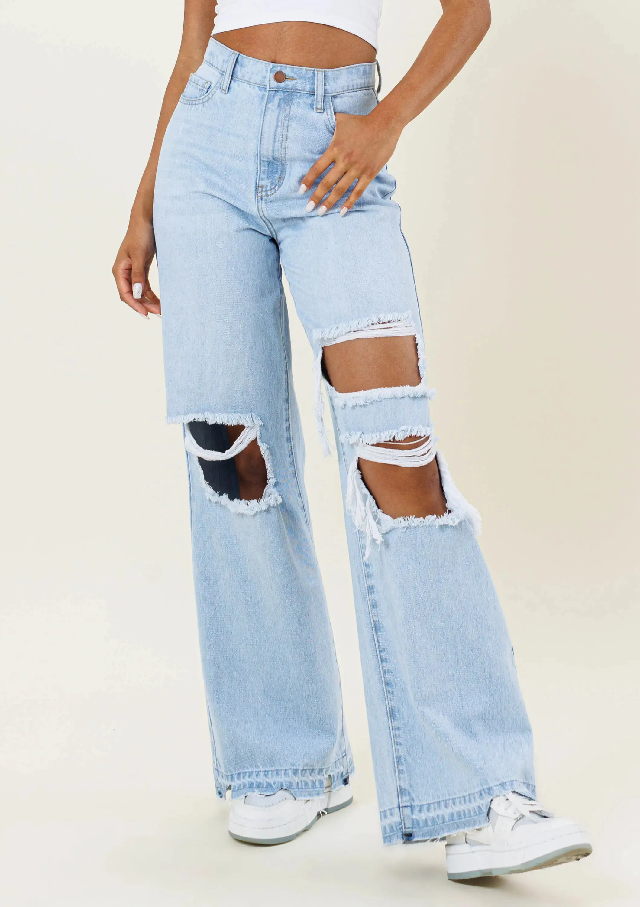 May Wide Jeans-Vibrant M.I.U