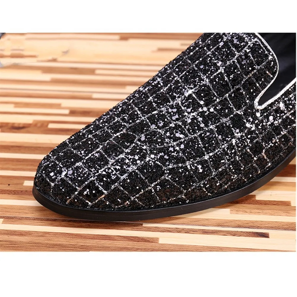 Men Low Top Round Toe Oxford Shoes