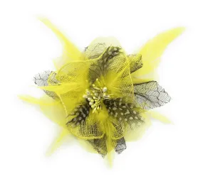 Men's Fashion Lapel Flower- Flower5 Yellow