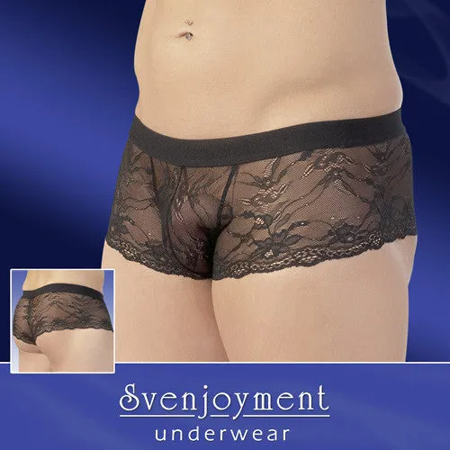 Men's Lace Boxer Briefs