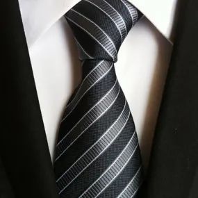 Men's Preppy Urban Striped Necktie