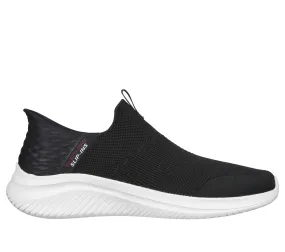 Men's Slip-Ins: Ultra Flex 3.0 - Smooth Step Black/White