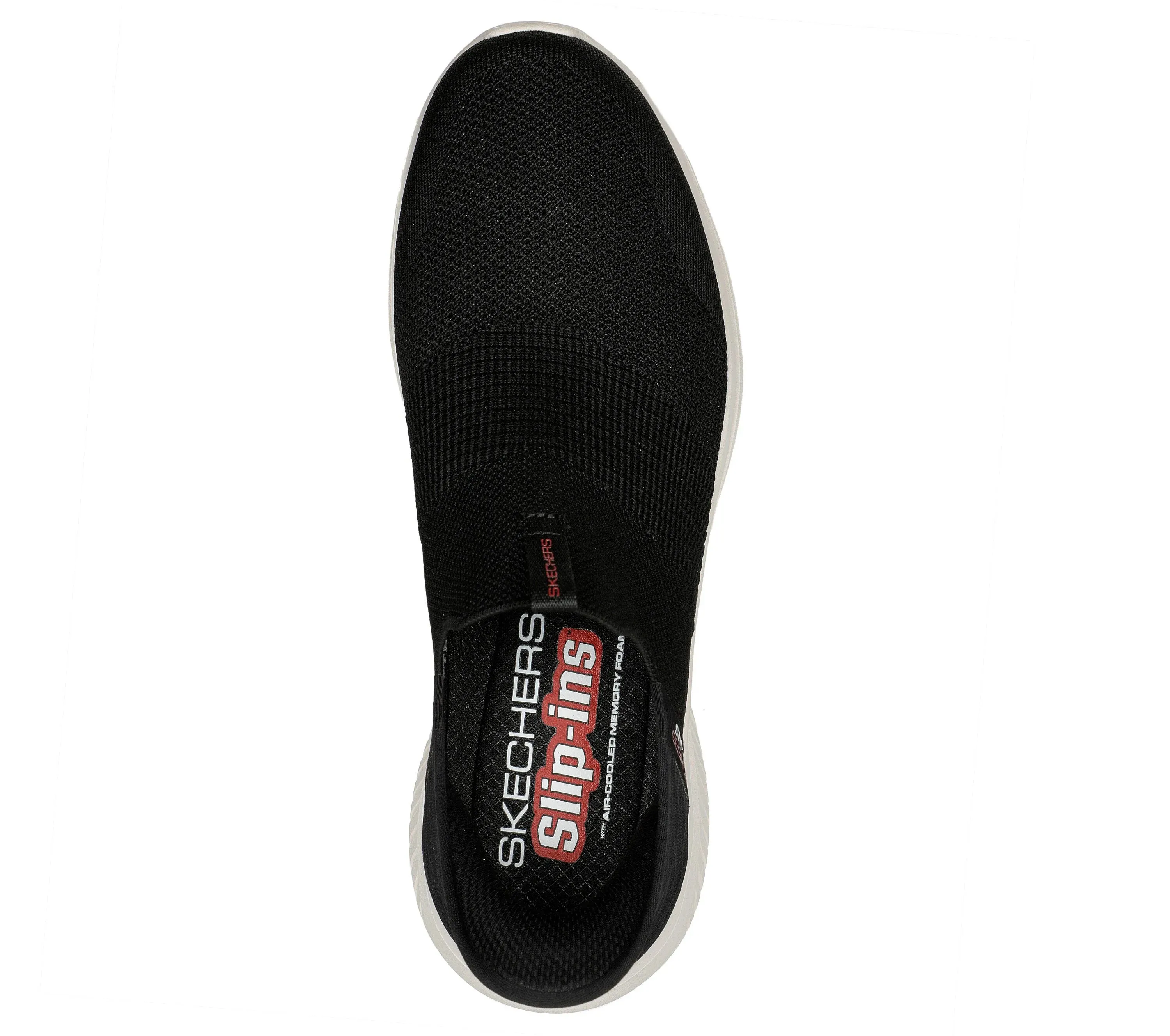 Men's Slip-Ins: Ultra Flex 3.0 - Smooth Step Black/White