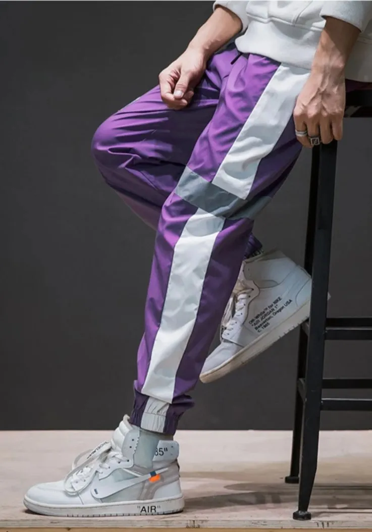 Men's Sweatpants With Reflective Stripe