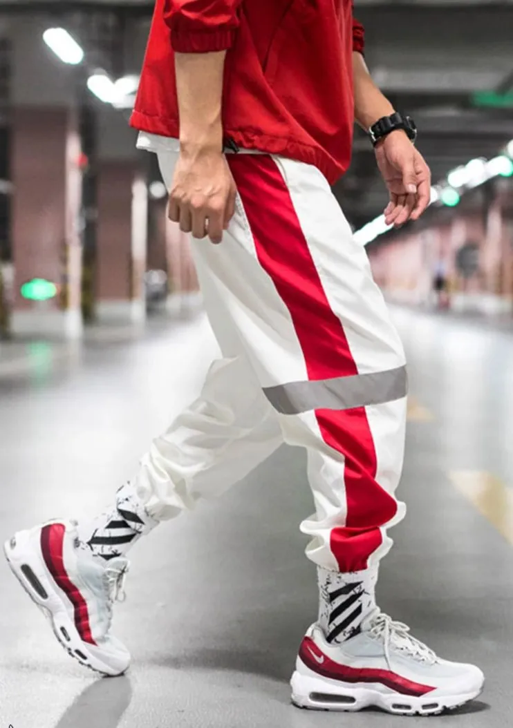 Men's Sweatpants With Reflective Stripe