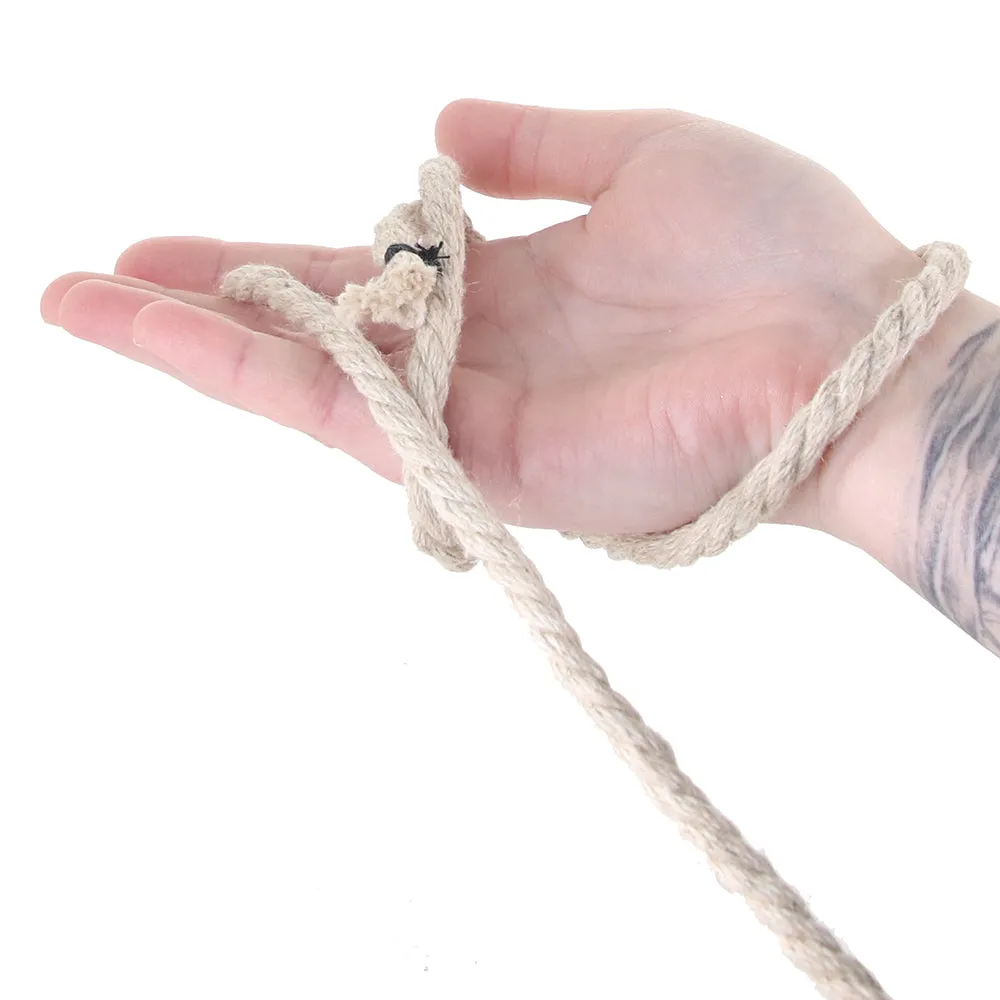 Merci Bind & Tie Hemp 30ft Bondage Rope in Natural