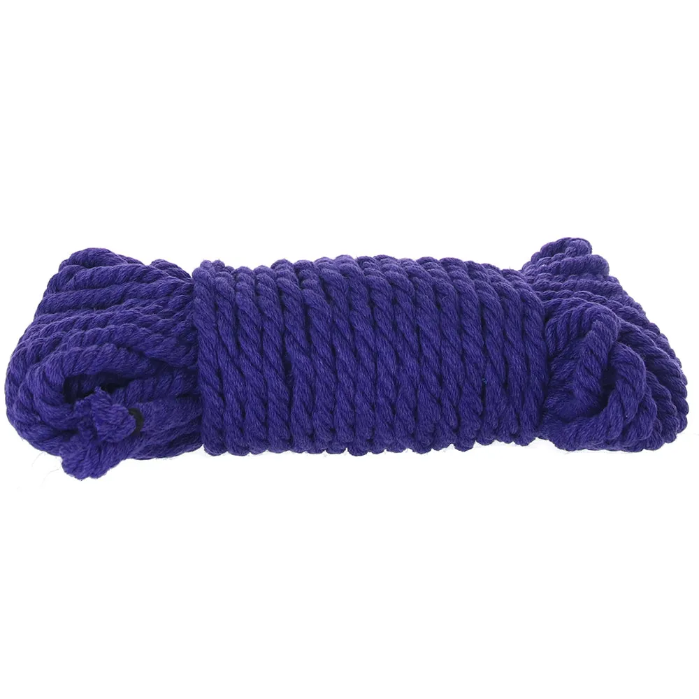 Merci Bind & Tie Hemp 50ft Bondage Rope in Purple