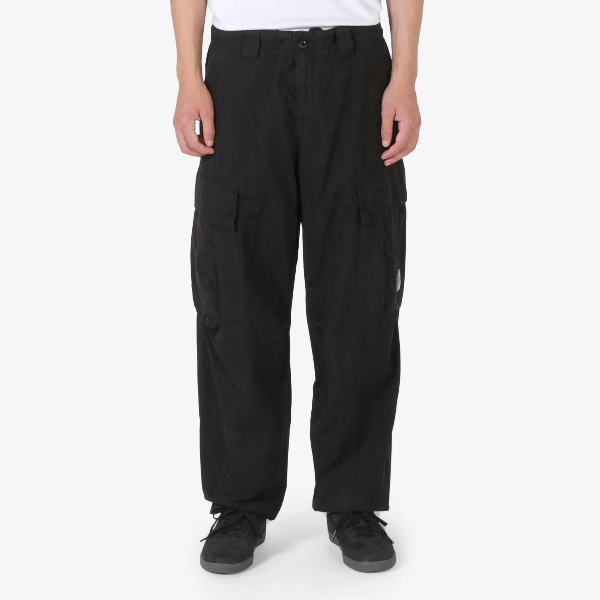 Microreps Loose Cargo Pants Black