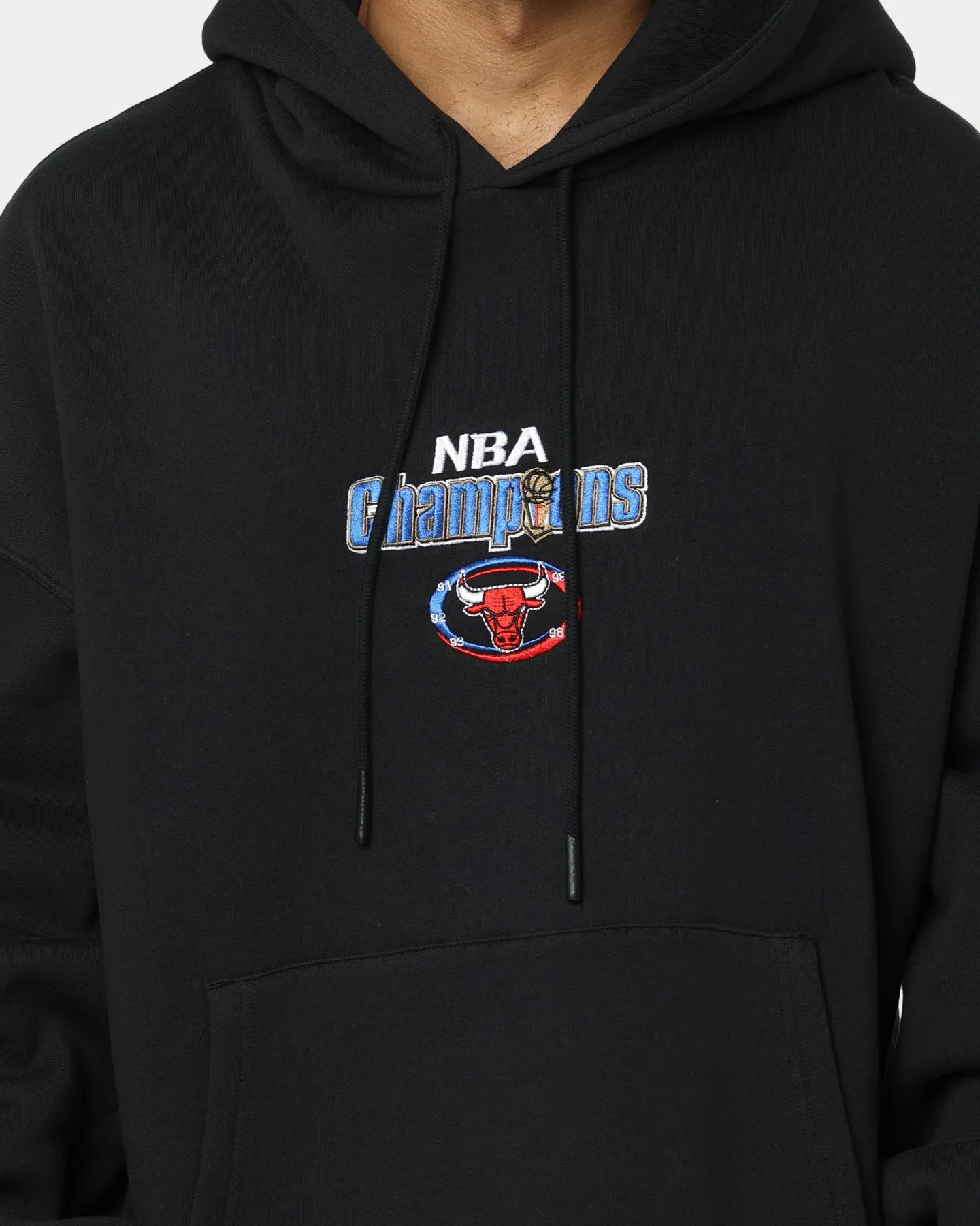 Mitchell & Ness Chicago Bulls Anniversary Hoodie Faded Black