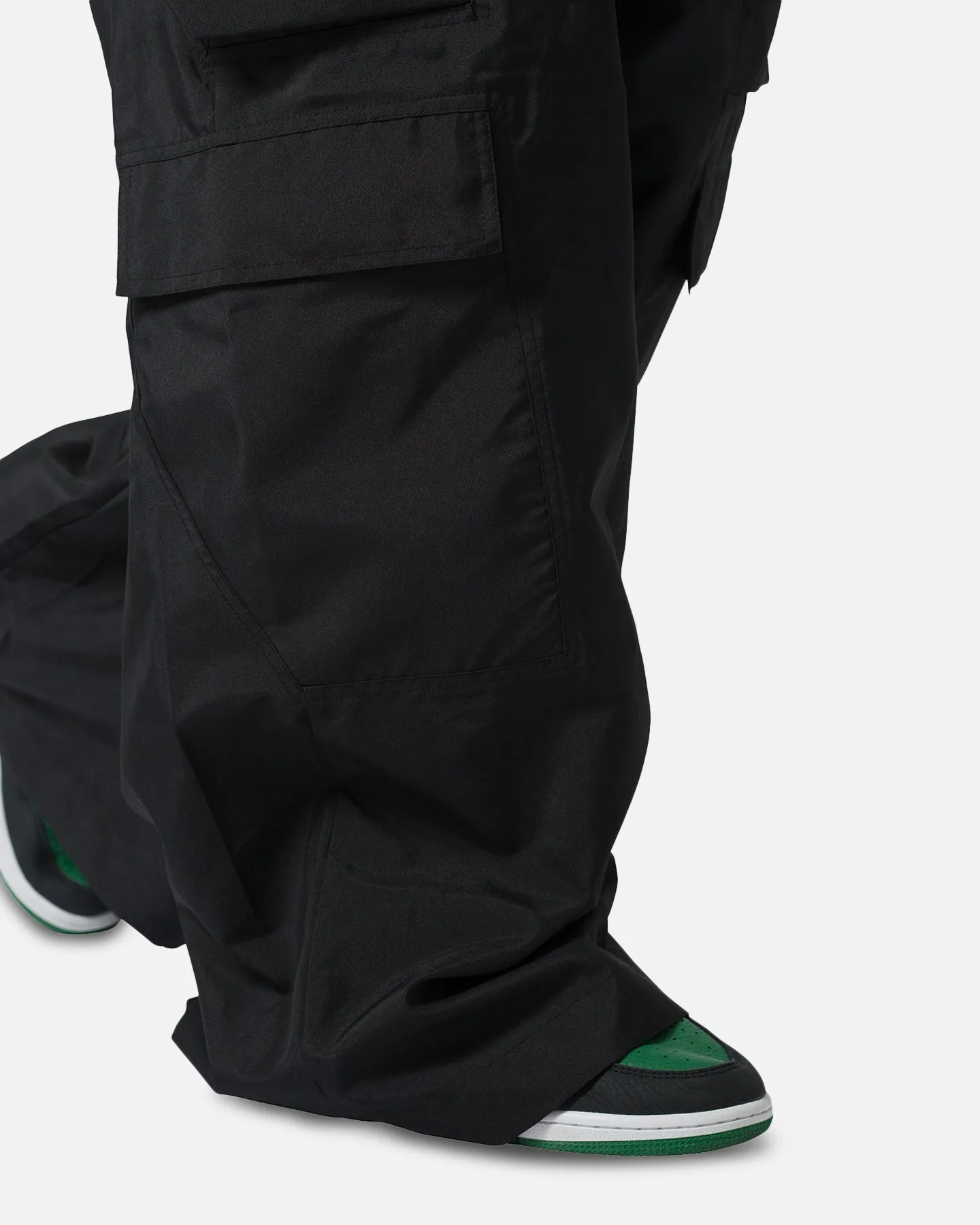 MNML Rave Double Cargo Pants Black