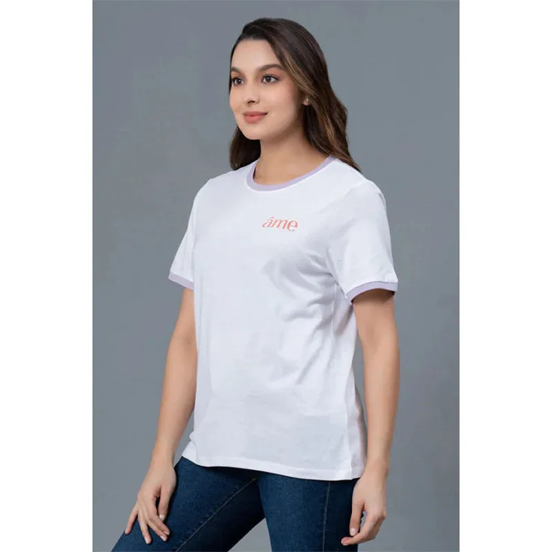 Mode by RedTape Comfortable Casual T-Shirt for Women | Casual Graphic Print T-Shirt , Perfect for Summers