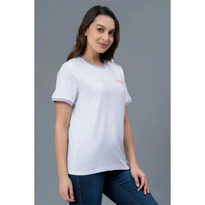 Mode by RedTape Comfortable Casual T-Shirt for Women | Casual Graphic Print T-Shirt , Perfect for Summers