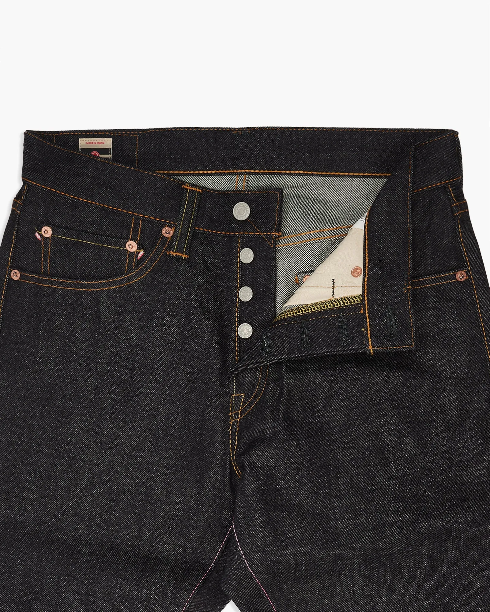 Momotaro 0605-V Natural Tapered Mens Jeans - 15.7oz Zimbabwe Cotton Selvedge Denim