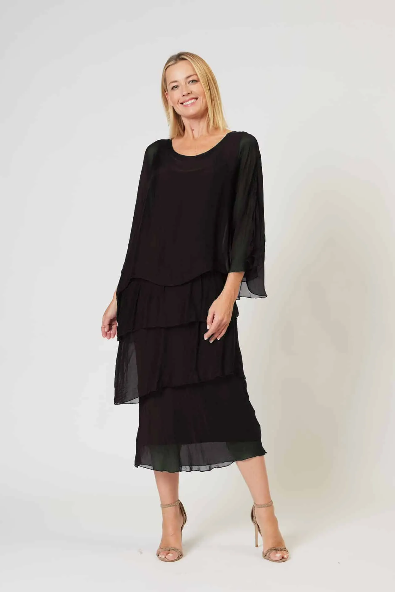 Multi Layer Dress - Black