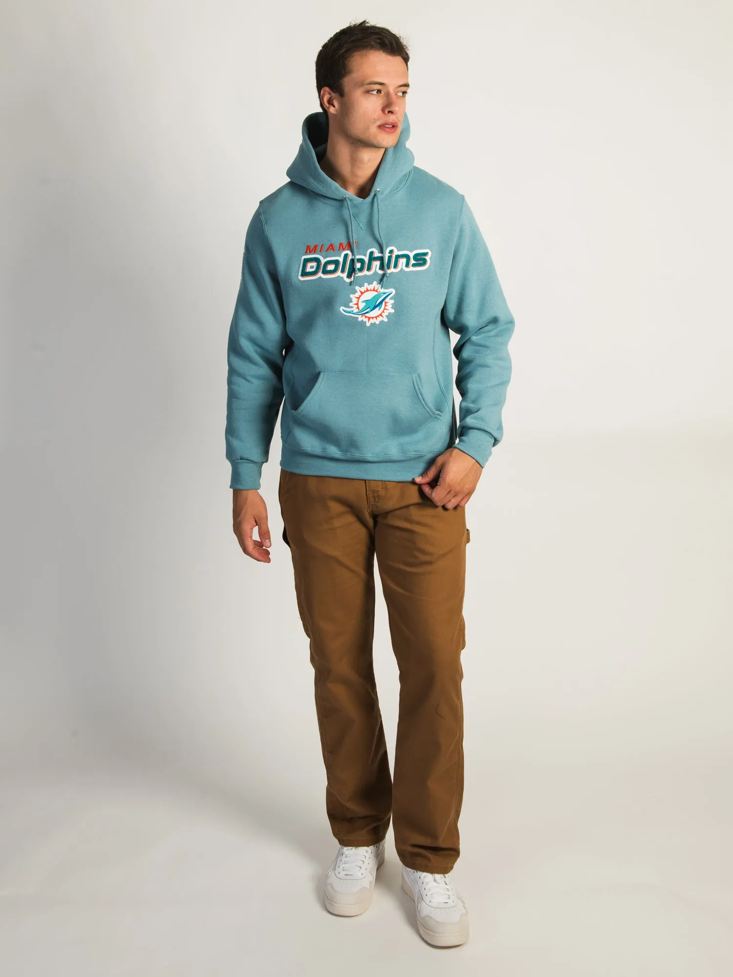 NFL MIAMI DOLPHINS END ZONE PULLOVER HOODIE