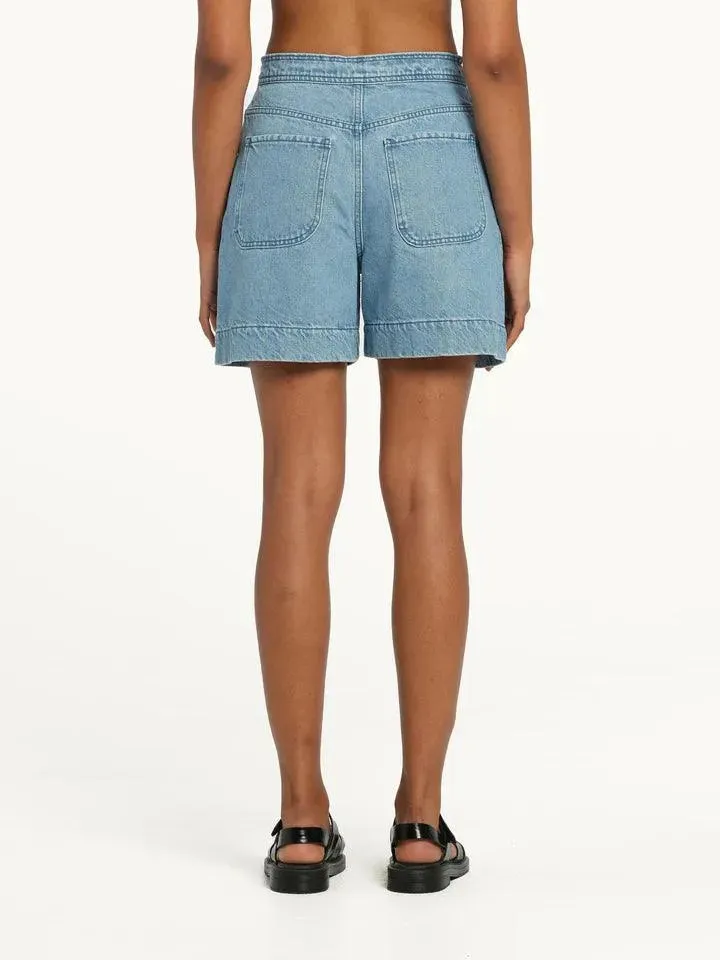 Nobody Denim Sophie Drawcord Short in Saunter