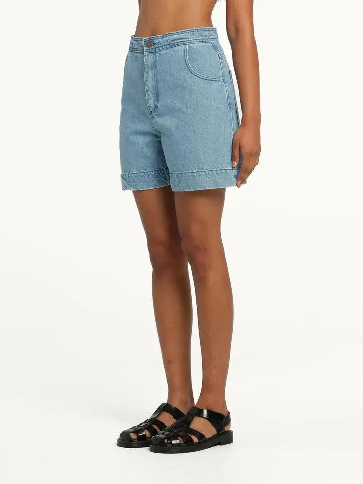 Nobody Denim Sophie Drawcord Short in Saunter