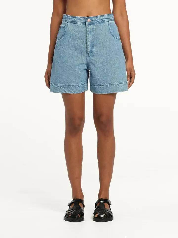 Nobody Denim Sophie Drawcord Short in Saunter