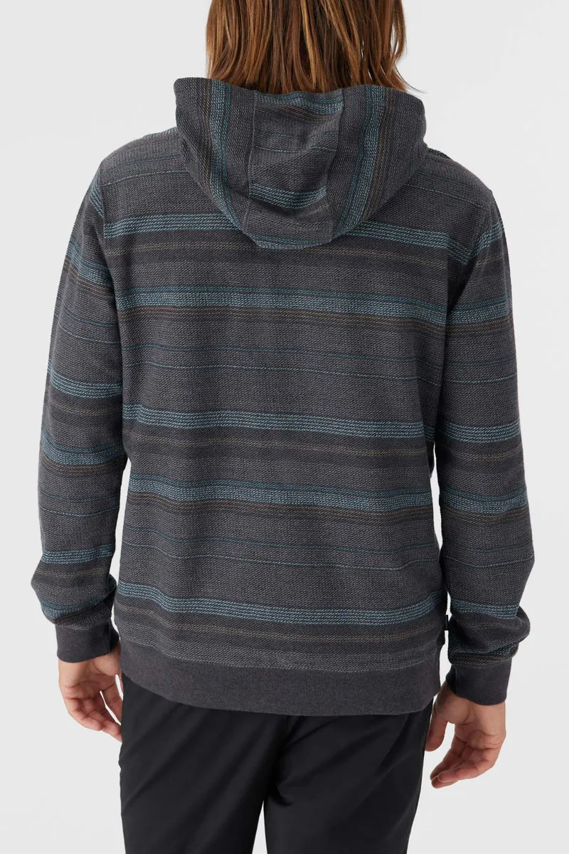 O'Neill Bavaro Stripe Pullover Sweatshirt-Black