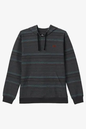 O'Neill Bavaro Stripe Pullover Sweatshirt-Black