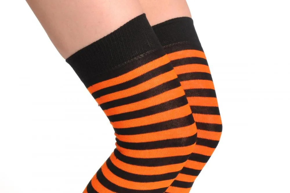 Orange & Black Stripes