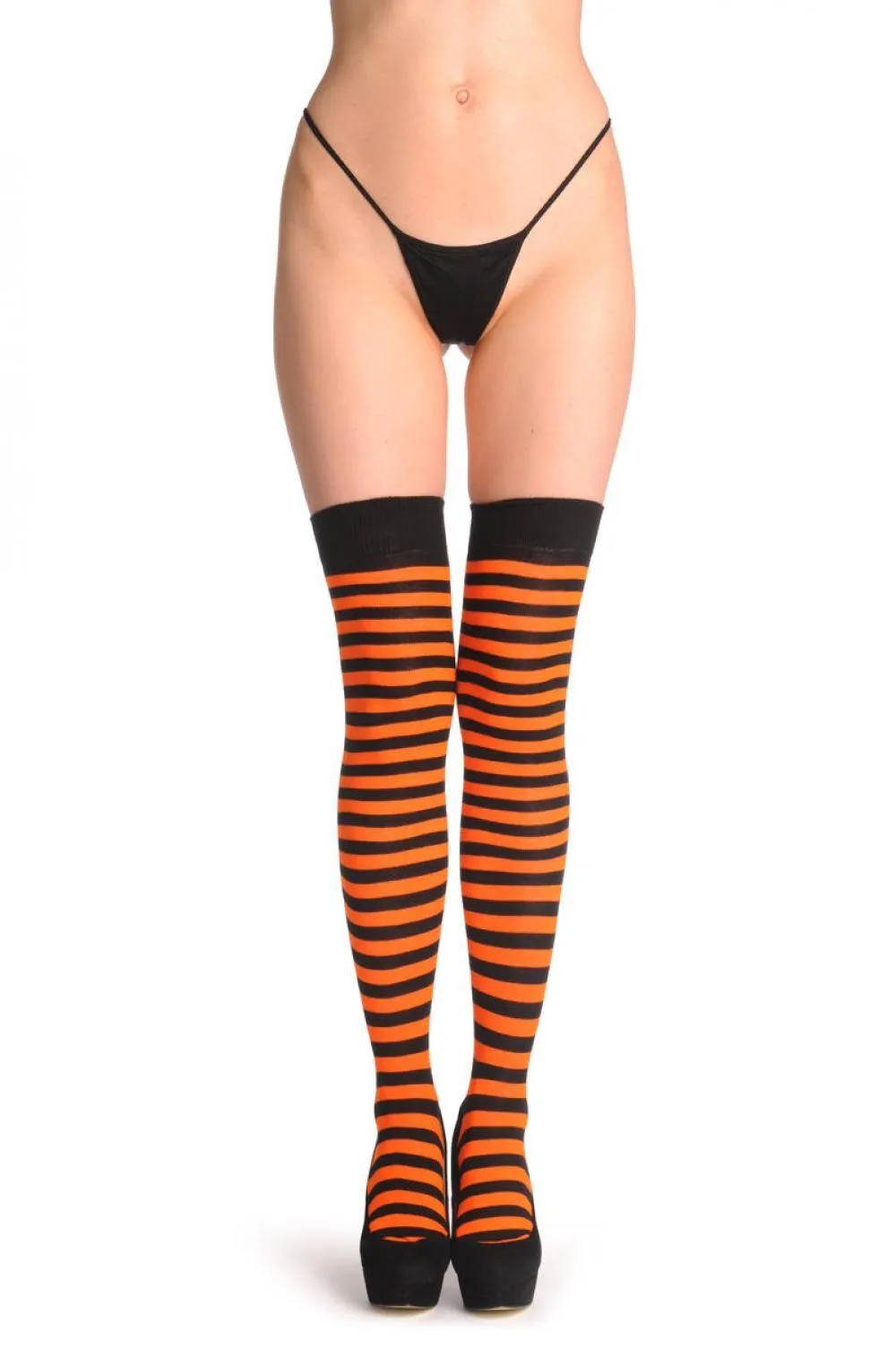 Orange & Black Stripes