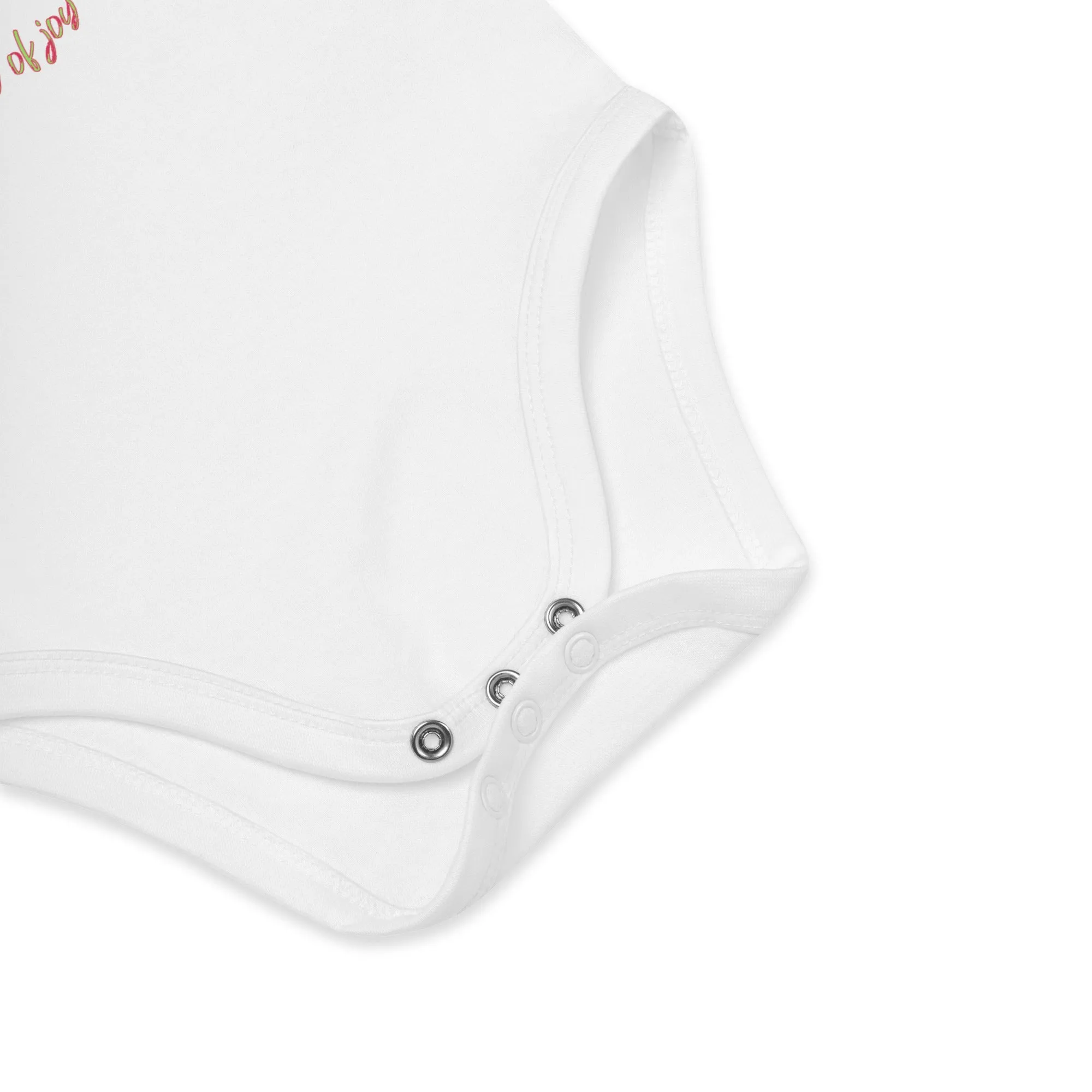 Organic cotton baby bodysuit, Bundle of Joy - Fitz & Willow