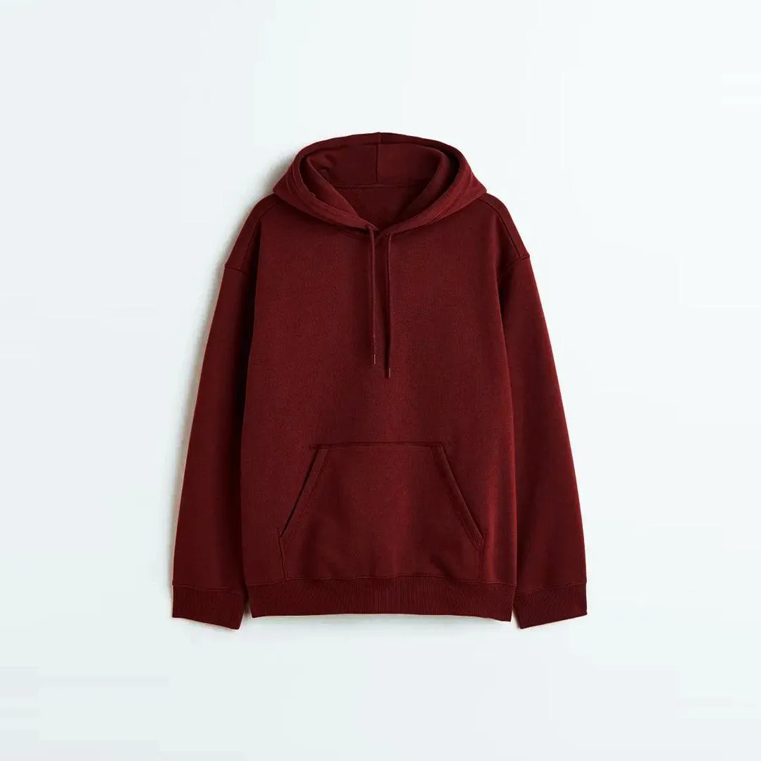 Plain Maroon Hoodie